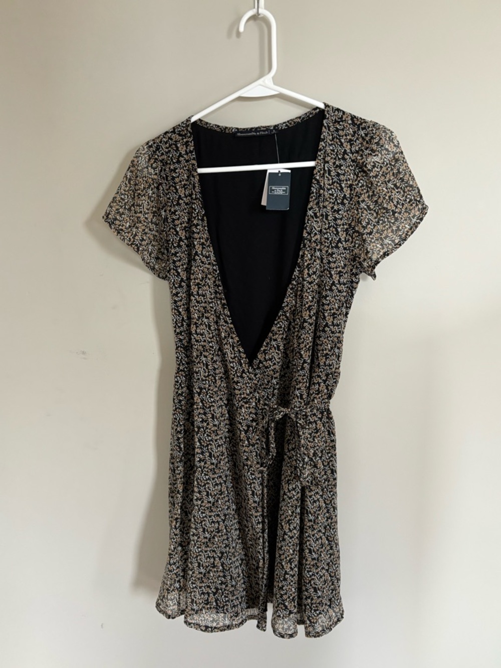 Vintage Abercrombie V-Neck Wrap Dress